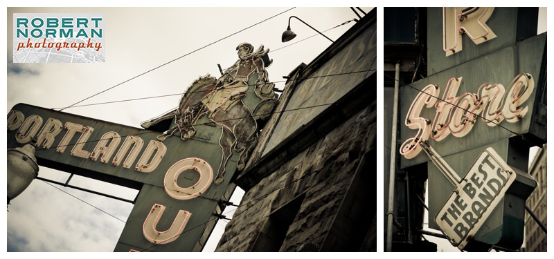 portland-oregon-photos-downtown-vintage-signage-Portland-outdoor-store-cowboy